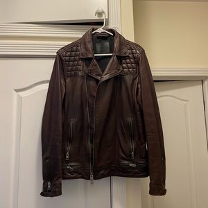 All Saints Conroy Leather Biker Jacket